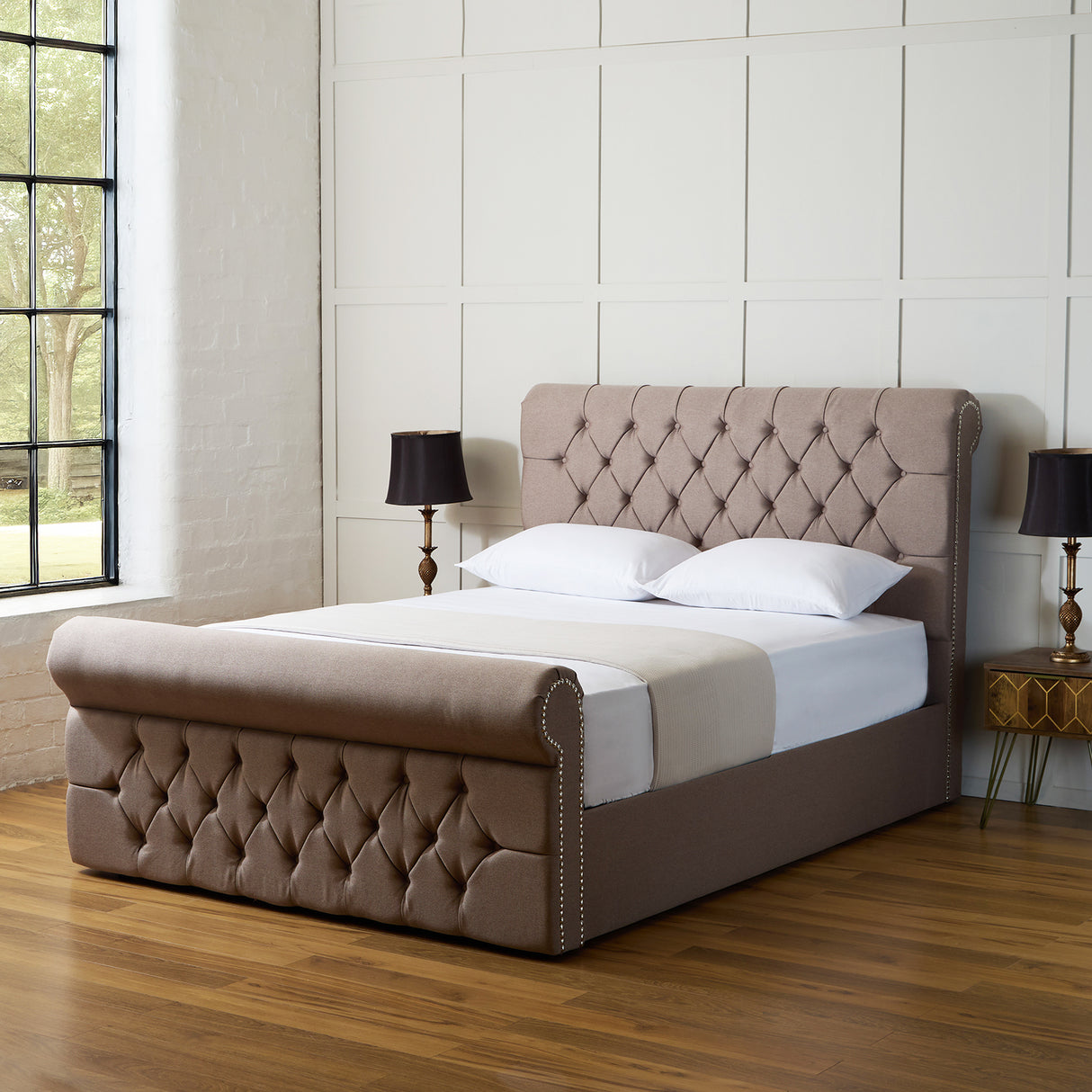 Bella Modern Ottoman Bed