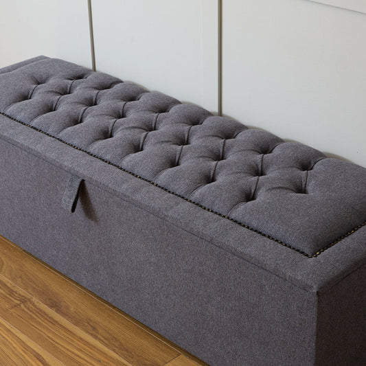 Hana Upholstered Blanket Storage Box