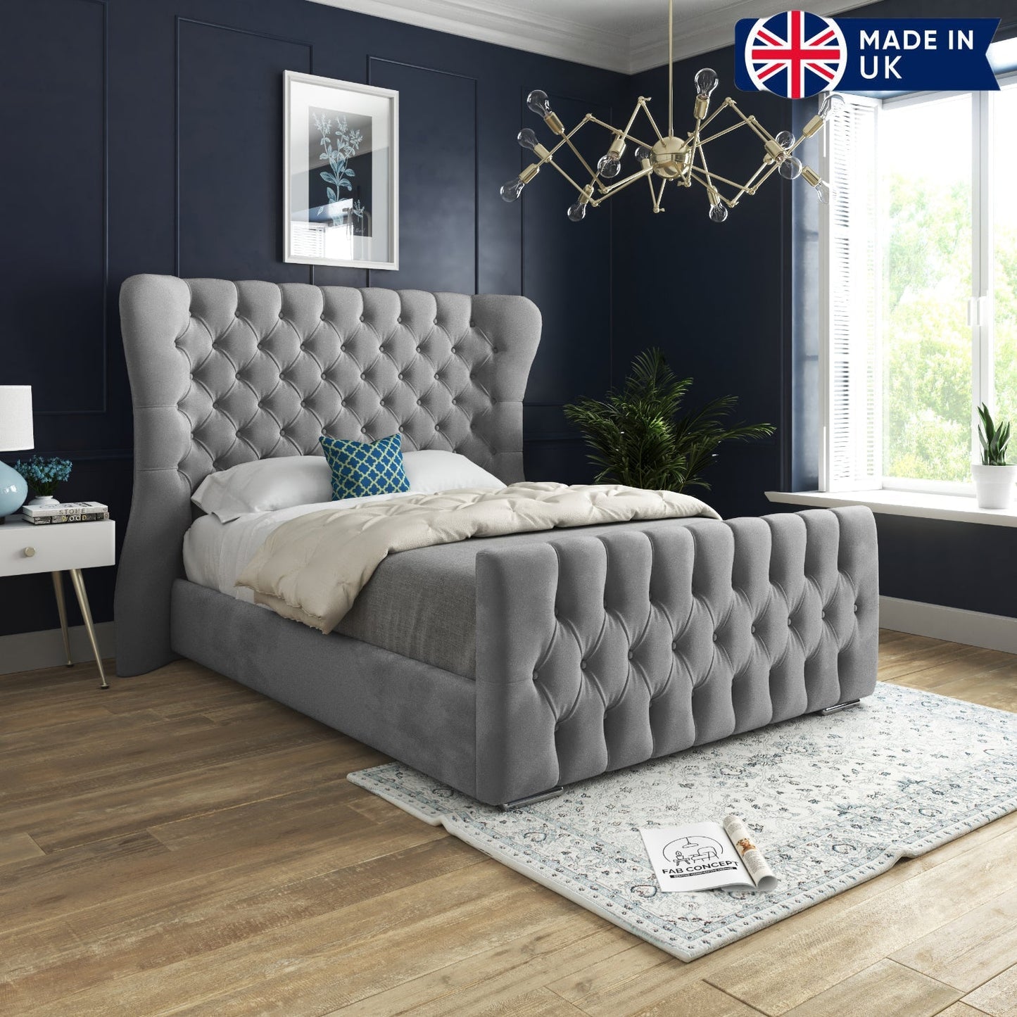 Brissa Wide Curved Winged